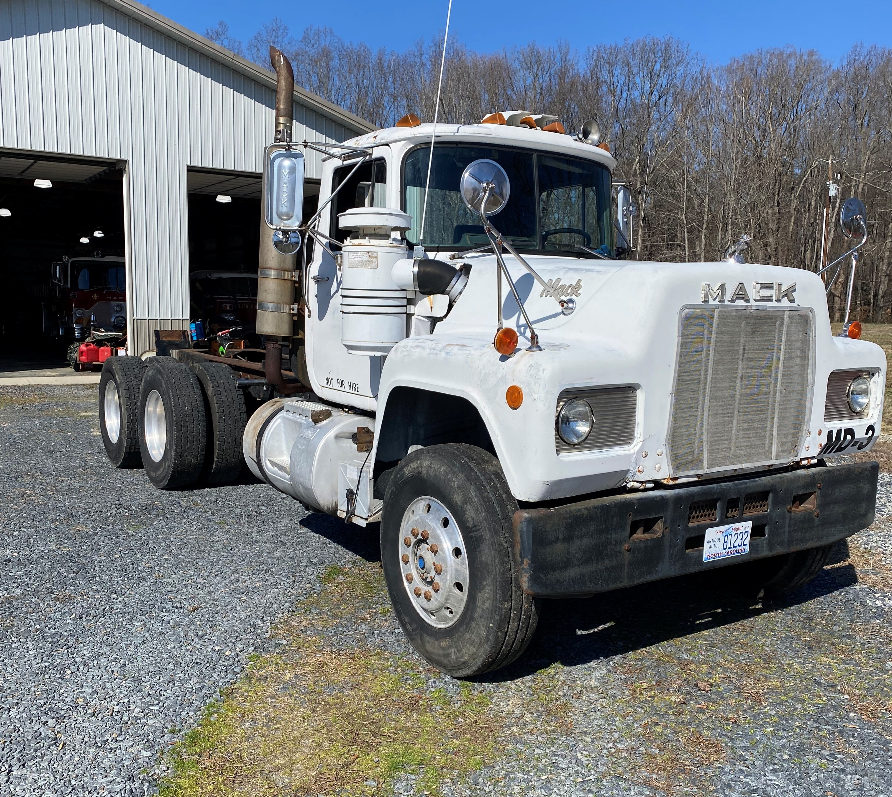 1988 Mack R688ST chassis #20578 on purchase day in Greensboro, NC
