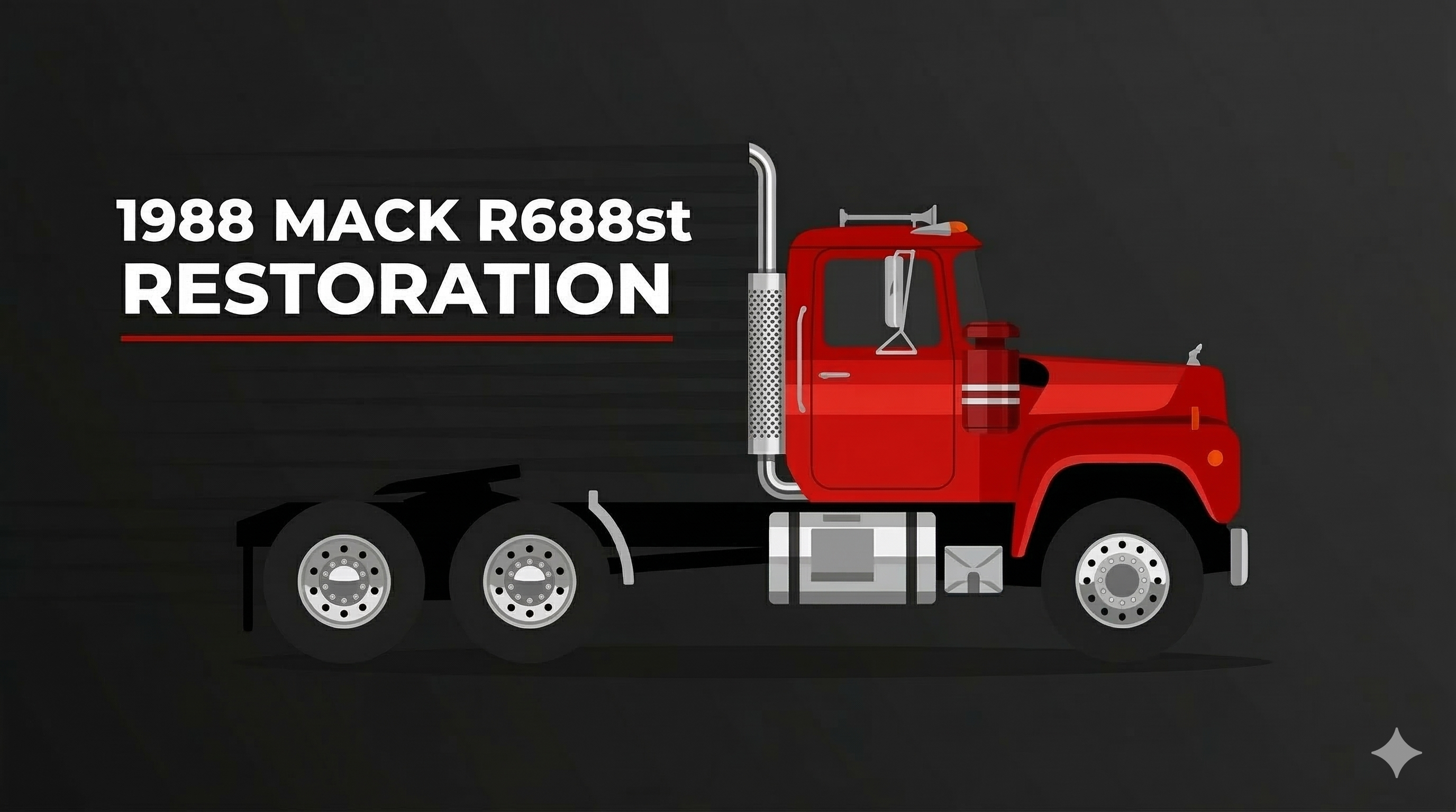 1988 Mack R688ST restoration project